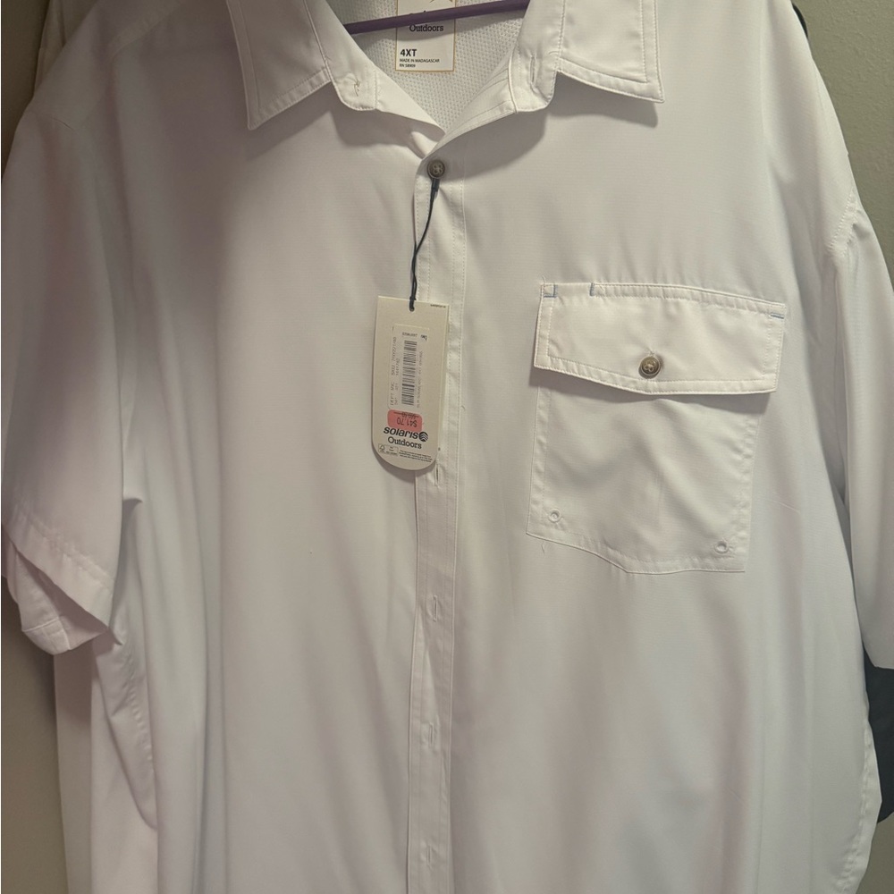 Aris Men's Classic White Button Down Shirt